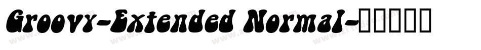 Groovy-Extended Normal字体转换
